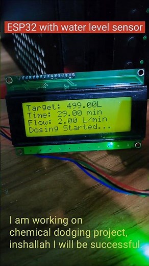 Dosing pump controller using Arduino ESP32