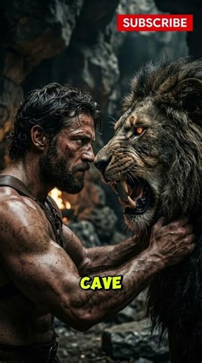 Hercules vs The Nemean Lion 🦁 | The First Labor of Hercules | Greek Mythology #shorts