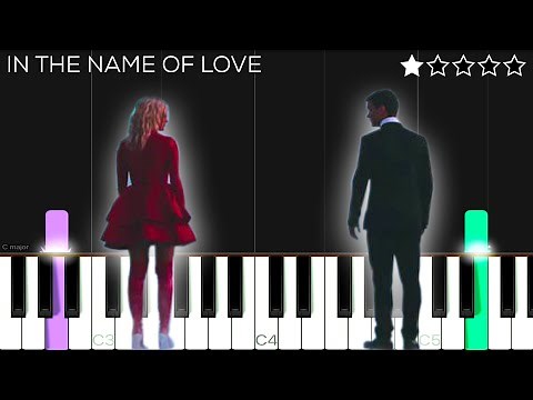 Martin Garrix & Bebe Rexha - In The Name Of Love | EASY Piano Tutorial