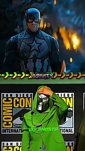 Captain America vs Doctor Doom #vivshorts