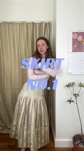 Sewing Skirt No. 1: My March Challenge Begins