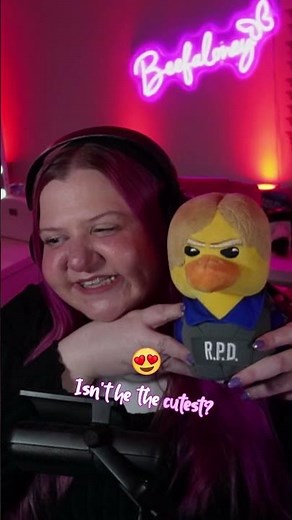 This Leon Kennedy Duck Plush is TOO Cute 🦆 #RE4 #ResidentEvil #leonkennedy #re9