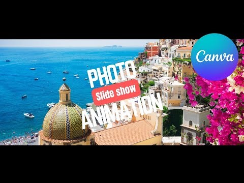 How to make a slideshow animation in Canva