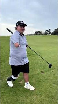 Play a hole of Golf with a golfer with disabilities #golf #disabled #disabledsports #sports #ootd