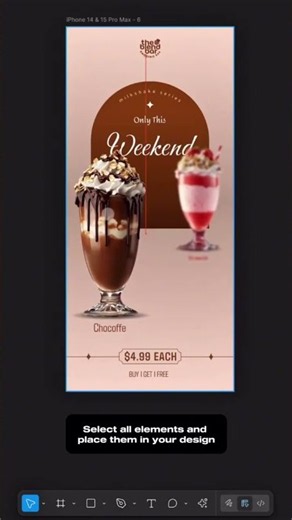 How to Create a Milkshake Slider in Figma 🍦 | UI Design Tutorial #Figma