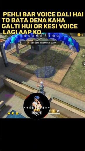 1st time voice over in free fire game 😫🙏🏻#freefire #trending #fyp #foryoupage #newemote