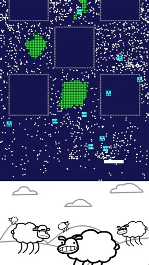 Beep beep ama sheep but it's brick breaker🐑 #animation #sprunki #funny#shorts #sheep