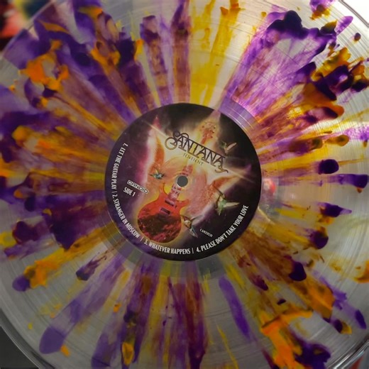 🚨 Order 'Sentient' on LIMITED EDITION SPLATTER VINYL now, featuring collaborations with Michael Jackson, Miles Davis and more! | Carlos Santana