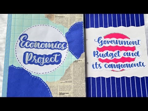 Economics project on Government budget and its components | class 12 th CBSC |