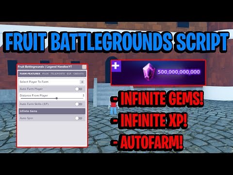 Fruit Battlegrounds Script GUI / Hack (INFINITE XP, AUTOFARM, SPEED, AND MORE) *PASTEBIN*