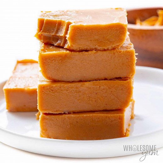 Keto Peanut Butter Fudge (4 Ingredients) - Wholesome Yum