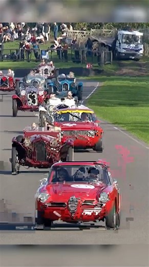 At #GoodwoodRevival 2025 we celebrated one seriously beautiful marque: Alfa Romeo. In our effort to showcase its efforts in motorsport over the past 100 years, Goodwood Motor Circuit was filled to the brim with road and racing heritage from the 6C 3000PR 'Disco Volante' to the Tipo 33 TT 3. Have you ever seen a prettier line-up? | The Goodwood Revival