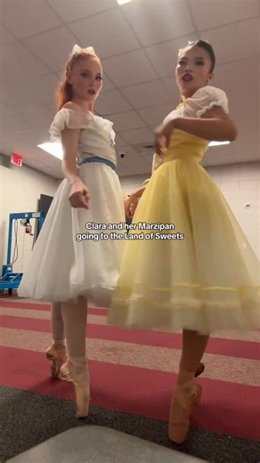 Mackenzie Davis on Instagram: "Clara & Marzi against the world 🍭🍰🩷 #nutcracker #ballet #ballerina #ballettok #balletcore"