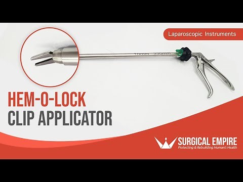 Laparoscopic Hem-o-Lock Clip Applicator Demonstration - Surgical Empire