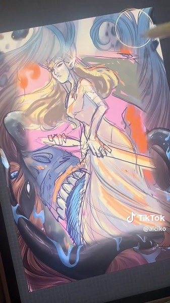 Princess Zelda Digital Art Process: Sketch to Final Render