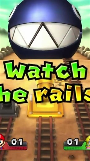 Gold Mario vs BOSS Chain Chomp Mario Party 9