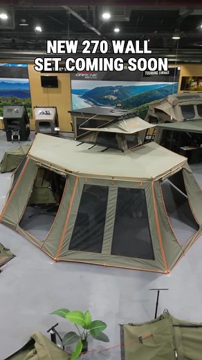 Freestanding Awning with 270 Mesh Walls Sneak Preview