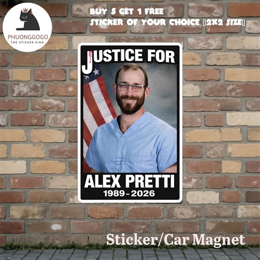 Justice for Alex Pretty Sticker/car Magnet, Political Protest Decal, Activist Statement Sticker, Social Justice Sticker Gift - Etsy