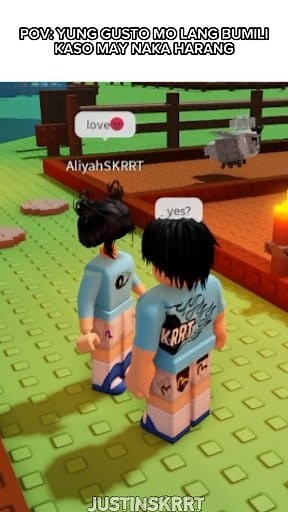1.2M views · 9.5K reactions | POV: YUNG GUSTO MO LANG BUMILI KASO MAY NAKA HARANG來 #roblox #reels #growagarden #skrrt #justinskrrt #aliyahskrrt | Justinskrrt | Facebook