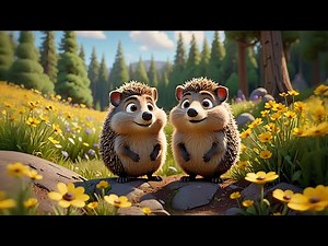 Five Happy Hedgehogs Hide and Seek | Hide-and-Seek Song for Kids | Learn with Cute Hedgehogs