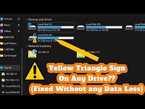 FIX: Yellow Triangle Warning On Any Drive In Windows 10/11