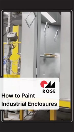 RealPars on Instagram: "We had a chance to visit ROSE and see behind the scenes of how they paint their industrial enclosures. This is one of the videos we recorded during our factory tour at Rose. We will post more videos later for you to learn more about the industrial enclosure or control panel manufacturing process. This is not a sponsored video, but Rose is one of the best in the world when it comes to manufacturing high-quality enclosures. If you want to work with them, feel free to reach