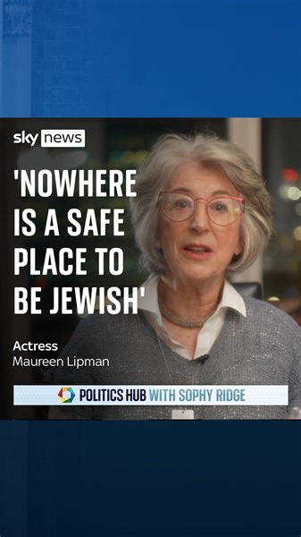 Actress Maureen Lipman has told Sky’s Sophy Ridge that the UK is ‘part of the global rise in #antisemitism’. 🔗 Tap the link in bio to watch the full interview 📺 Watch the interview on Politics Hub with Sophy Ridge from 8pm on Sky News | Sky News