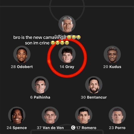 son 😭😭😭😭#fyp #viral #spurs #gray #tottenham | Spurs