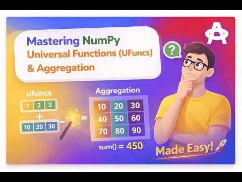 Mastering NumPy Universal Functions (UFuncs) & Aggregation