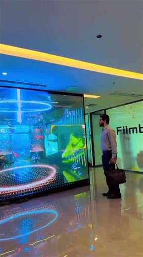 Filmbase Media Glass with Interactive Touch Popup Feature