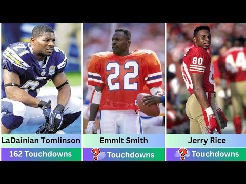 NFL Players With Most Touchdowns Ever
