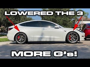 Lowering my Tesla Model 3 Performance with Eibach Springs & adding Sway Bars