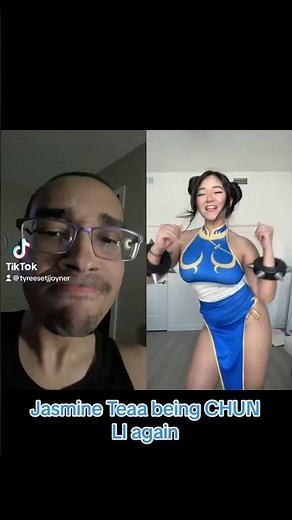 Jasmine Teaa being CHUN LI AGAIN