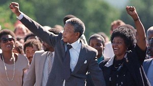 In History: Nelson Mandela walks out of prison a free man