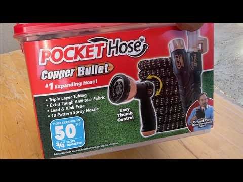 Pocket Hose Copper Bullet from Costco | Unboxing and Review