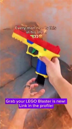 Epic LEGO gun for your next build!🎯 Don’t wait—get yours today #lego #blaster #ToyTok #FYP #ViralToy