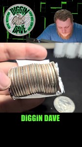 1.2M views · 2.8K reactions | Beautiful Silver Found!!! #diggindave #silver #coins #coin #coinrollhunting #coinrollhunt #coincollecting #halfdollar | Diggin Dave | Facebook