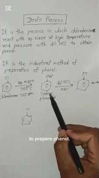 Dow's process || preparation of phenol || chemistry || class 12 || #Teachkhet #chemistry