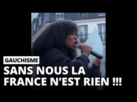 Assa Traoré spits on France and the French people during a protest!