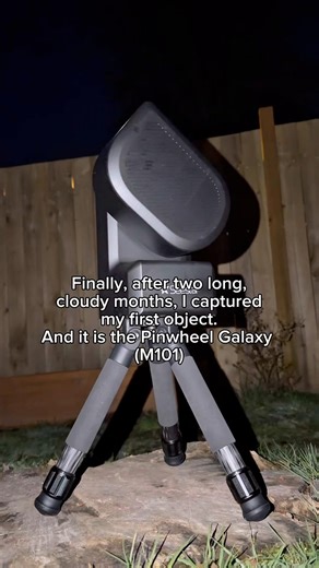 Pinwheel Galaxy though a telescope 🔭 🌌 #astrophoto #space #distance #deep #spring