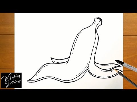 How to Draw a Banana Peel