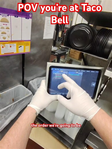 Making a Taco Bell order