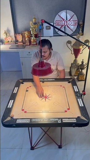 Cross Double Carrom Trick Shot Learn In 30 Seconds