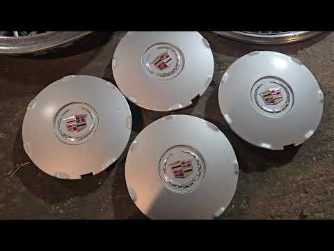 Barn find! DUSTY abandoned old hubcaps!