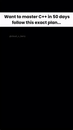 Cloud X Berry on Instagram: "Follow @cloud_x_berry for more info #Cpp #CPlusPlus #CppProgramming #SystemProgramming #CompetitiveProgramming C++ basics, object-oriented programming, pointers, references, memory management, STL, vectors, maps, sets, iterators, algorithms library, templates, inheritance, polymorphism, virtual functions, exception handling, multithreading, performance optimization, competitive coding, system-level programming"