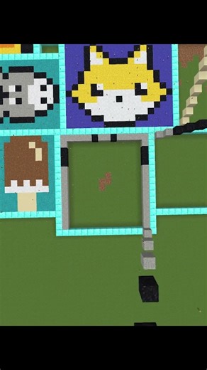 sand art transformation (jiraf) #shorts #minecraft #gaming