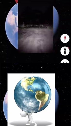 🤯🧐 Two Amazing New V's Old Video in google Earth 🌍 #shorts #googlemaps #googleearth #map