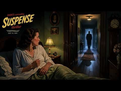 Suspense [07-12-1945] – Footfalls | Classic OTR Mystery Thriller