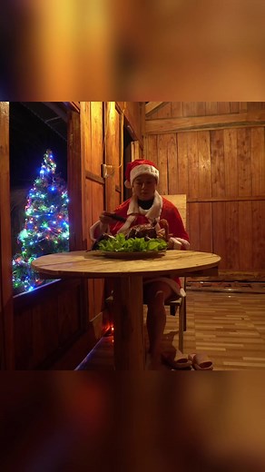 Merry christmas 2022 #mybushcraft #farm #farmlife #merrychristmas #offgrid #offgridliving #cabin #logcabin #outdoors #fyb #foryou