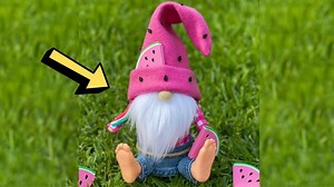 Easy DIY Watermelon Gnome Tutorial